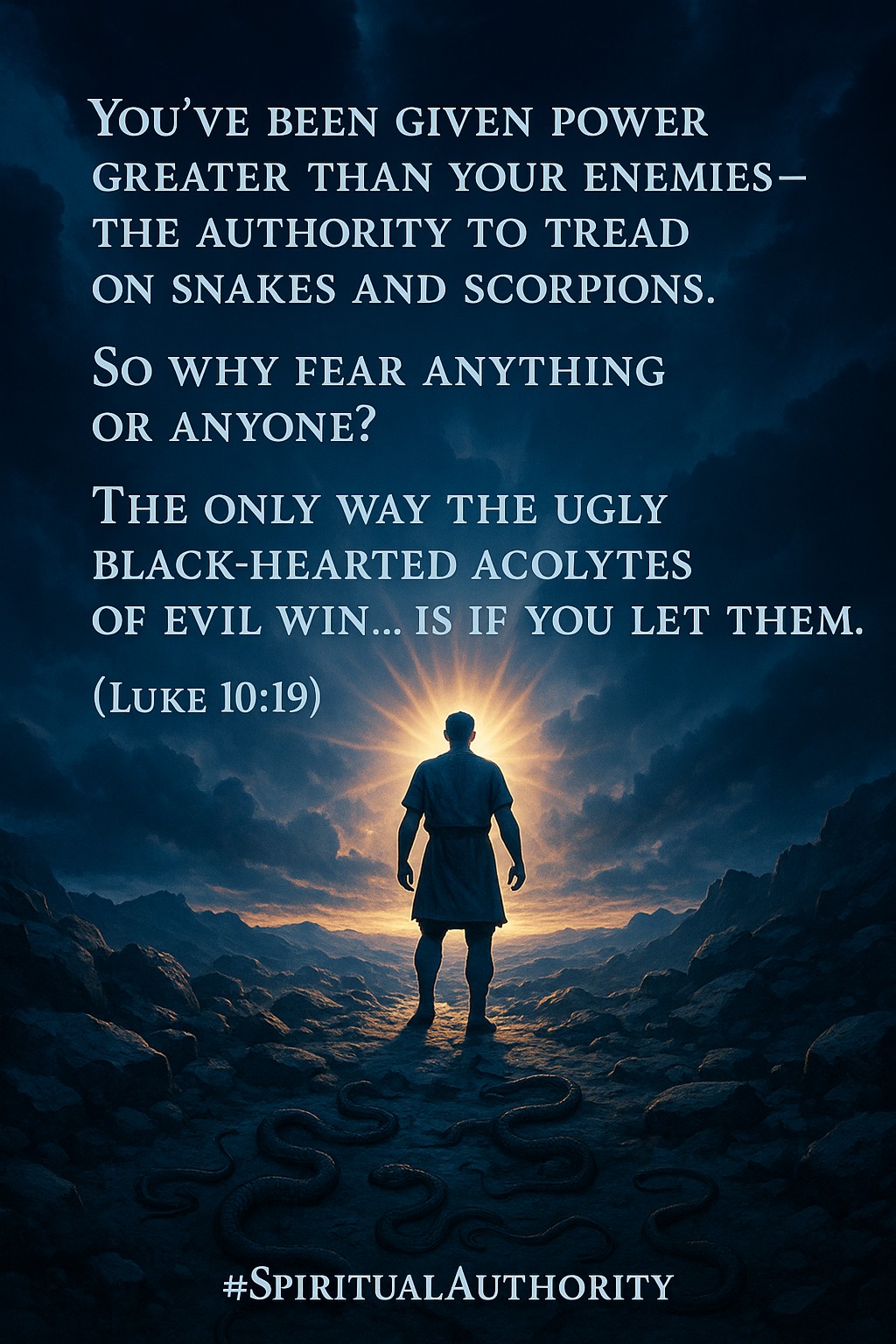Power Greater Than Your Enemies — The Philosophical Insomniac graphic.