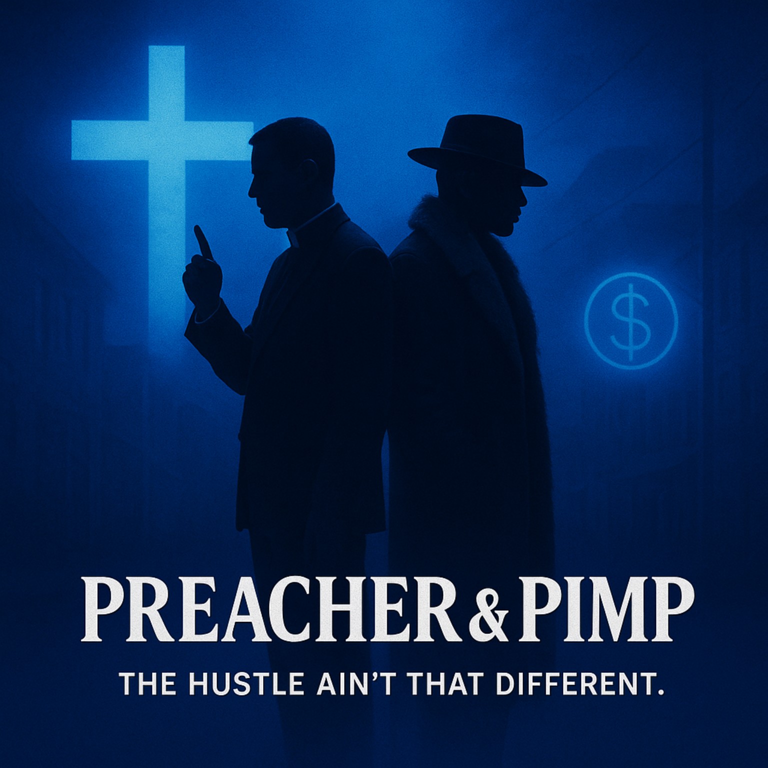 Preacher & Pimp — The Hustle Ain’t That Different — The Philosophical Insomniac graphic.