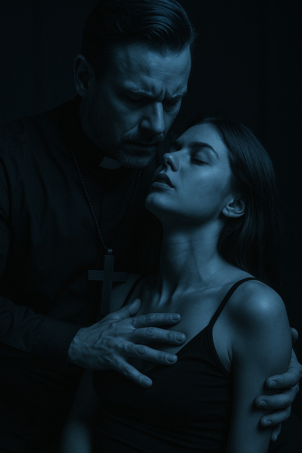 Predator in a Clerical Collar — Visual Concept — The Philosophical Insomniac graphic.
