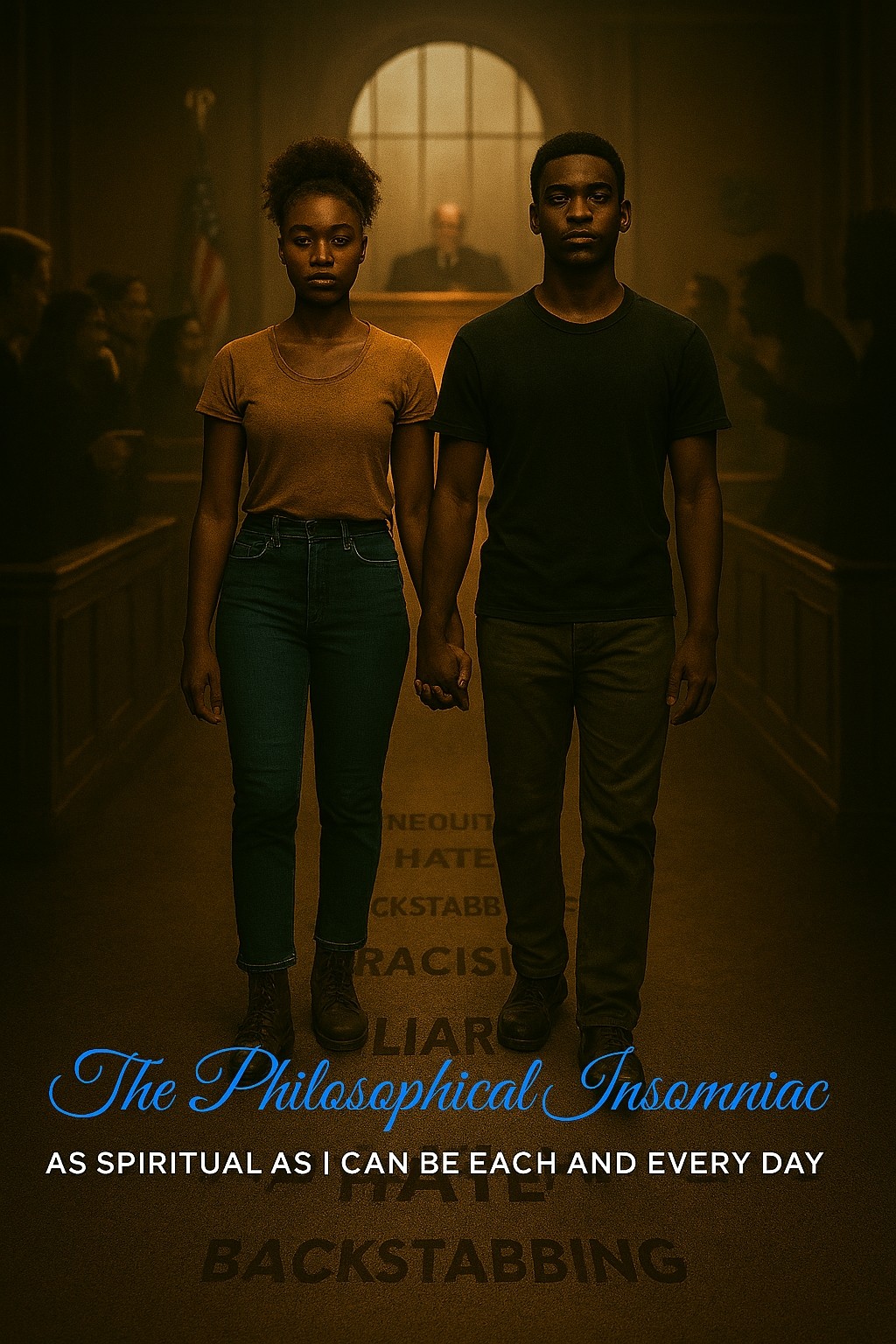 Standing Against Hate and Lies — The Philosophical Insomniac graphic.