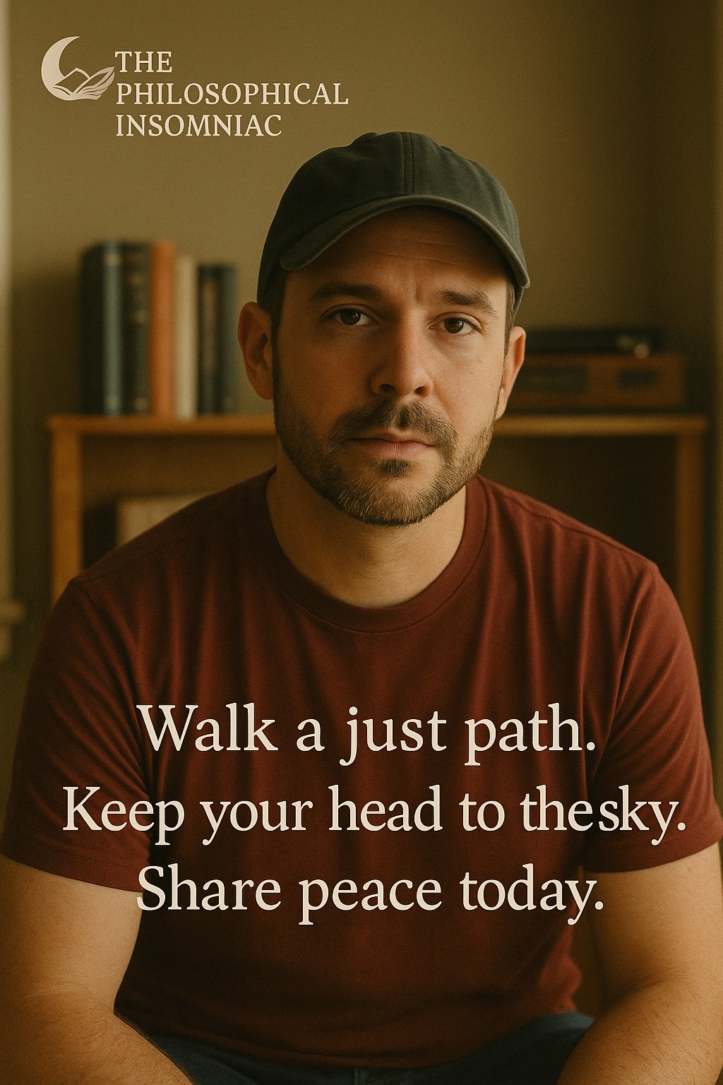 Walk a Just Path — The Philosophical Insomniac graphic.